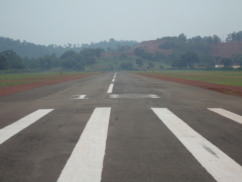 Runway at Barbil Airport (Odisha)